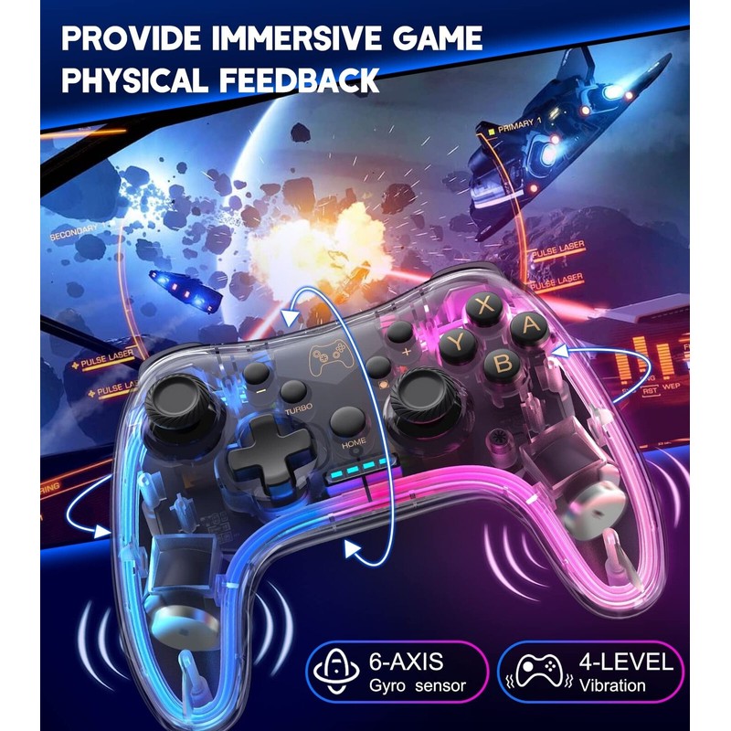 Gammeefy Switch Controller Compatible with Switch/Lite/OL