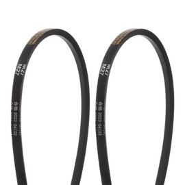 HARFINGTON 2Pcs M-27 Rubber V Belt Drive Transmission Belt 27" Pitch Girth 10mm Width 5.5mm Height JIS Standard Industrial Power Belt for Machinery Mower