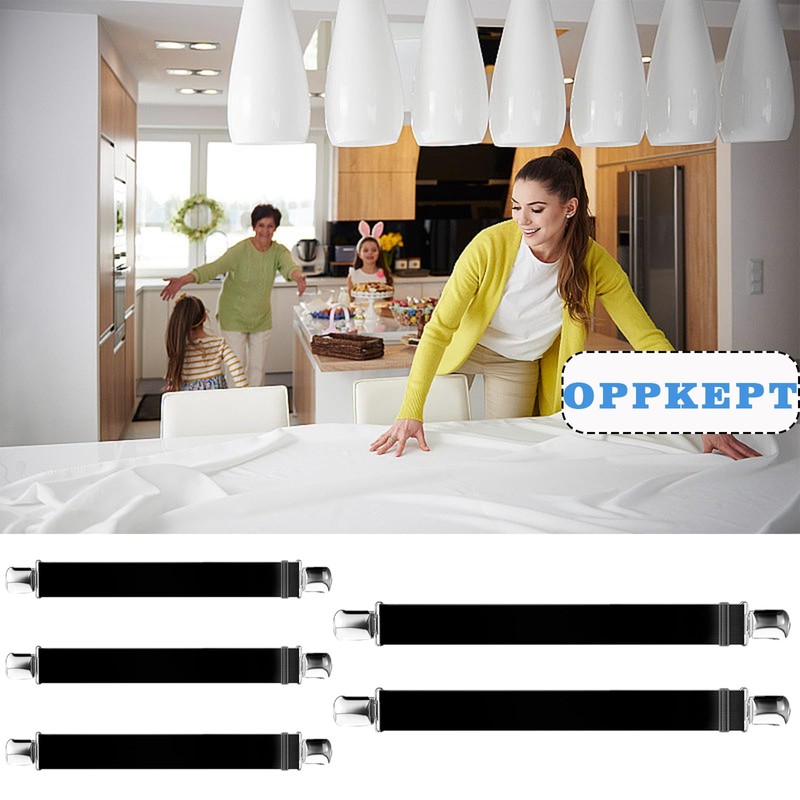 OPPKEPT Tablecloth Holder for Thick Table Tops, Pack of 5