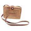 DOITOOL 2pcs Rattan Bag Seagrass Crossbody Bag Wicker Handbag Hand