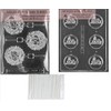 65TH Birthday numbers and letters Chocolate candy mold & Love