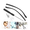 KOMBIUDA 2pairs Eyeglass Repair Kit Replacement Temples Screws Nose Pads