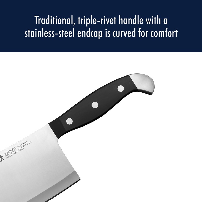 HENCKELS ZWILLING Statement 6-inch Meat Cleaver, Black