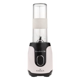 Karaca Blendfit Go Personal Smoothie Blender, 600ml, Retro Cream