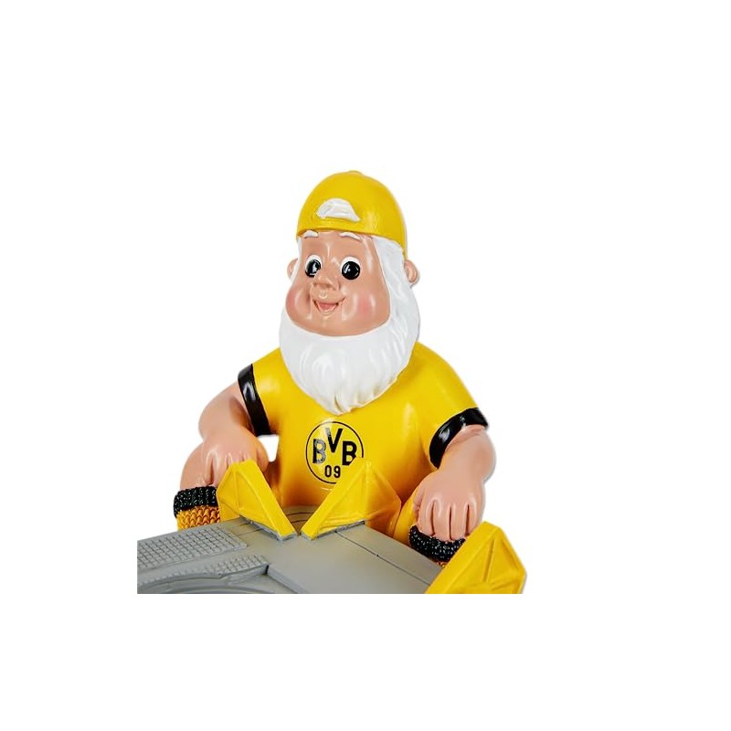 Borussia Dortmund BVB Garden Gnome with Stadium - Tea Light