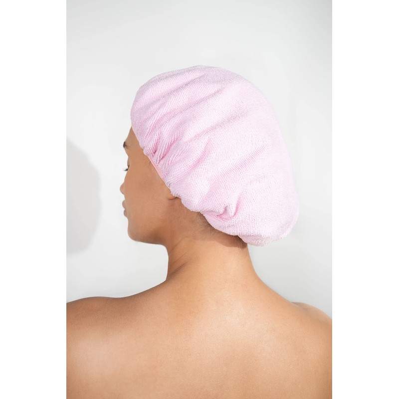 Brushworks Reversible Shower Cap - Leopard Pattern