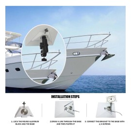 Soporte Para Antena Starlink Mini Barco Caravana Yate Rv
