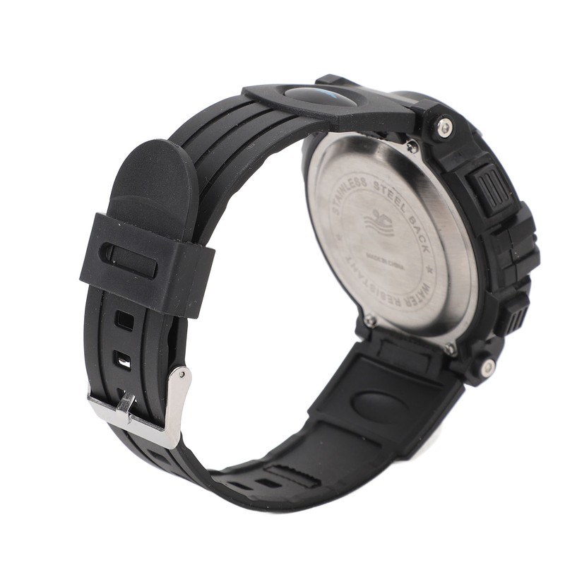 Men Digital Watch with Calendar and Alarm Clock Waterproof Nightlight