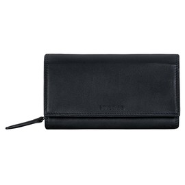 STILORD 'Ellen' Women's Leather Wallet RFID and NFC Protection in Stylish Gift Box Large Wallet Made of Genuine Leather, black, coin purse