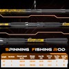 Sougayilang Spinning & Casting Fishing Rods, 2-Piece Strong Carbon&Glass Composite