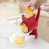 AROMUJOY Manual Nut Mill with 2 Removable Drum Blades, Cheese