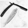 Outanaya 2Pcs Foldable Stainless Steel Beard Razor Lightweight Manual Shaver