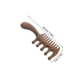 OATIPHO 2pcs Wooden Scalp Massager Comb Dual Function Acupressure Tool for Relaxation Health Lightweight Portable Hair Care Accessory for Scalp Massage Body Use
