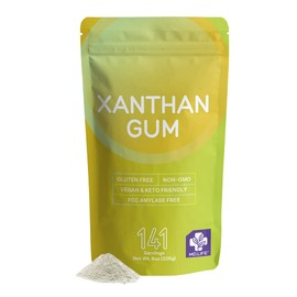 MD. Life Xanthan Gum for Baking Keto - 8oz – 100% Natural Xanthan Gum Powder - Keto Friendly & Gluten Free – Carb Free Xanthan Gum for Baking, Food Thickener & Ice Cream Stabilizer