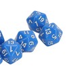 10 Pieces Polyhedral Dice Set, Plastic Lightweight Portable 20 Sided