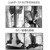 (GINO) Transparent Skeleton Golf Caddy Bag Case Travel Cover with