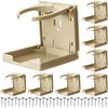 Tioncy 8 Pack Adjustable Cup Holder with Screws Universal Plastic