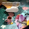 1 x Heart Coaster - Name Hanna Sea Shells Letter
