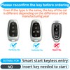 Sindeda for Hyundai Key Fob Cover with Keychain Soft Full