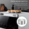 Pack of 6 Gas Hob Knobs, 6 mm Gas Hob