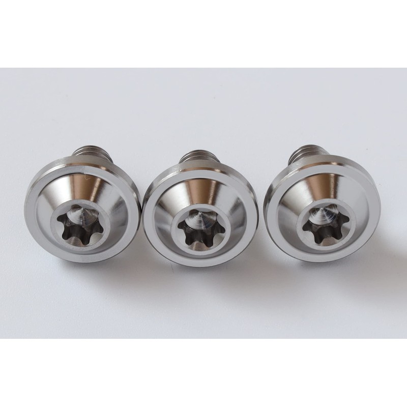 A.N.S Titanium License Plate Bolts M6 / 10mm Set of