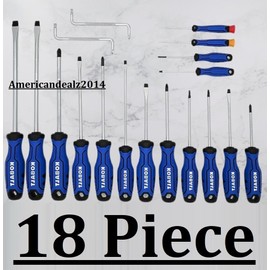 Kobalt NEW Kobalt 18-Piece Plastic Blue Handle VARIETY PACK Magnetic Screwdriver Set