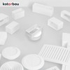 KOTARBAU® Transition piece flat duct to round pipe, diameter 100