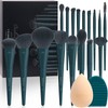 DUcare Makeup Brush Set 17 Pieces with Brush Cleaning Mat
