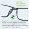 Fusanwin Eyeglass Nose Pads 0.6mm Ultra-Thin, Thousands of Frog-Inspired Microstructured
