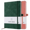 A5 Notebook, 2 Pack Notebook A5 200 Pages 100 GSM