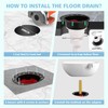 Freestanding Tub Drain Rough-in Kit, Bathtub Drain Kit with PVC
