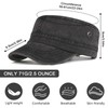 AYPOW Classic Army Cap 100% Cotton Military Cap Men and