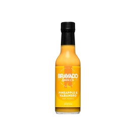 Pineapple And Habanero Hot Sauce By Bravado Spice Gluten Free, Vegan, Low Carb, Paleo Hot Sauce All Natural 5 oz Hot Sauce Bottle Award Winning Gourmet Hot Sauce