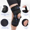 Hinged ROM Knee Brace, Post-Op Knee Immobilizer for Arthritis, ACL