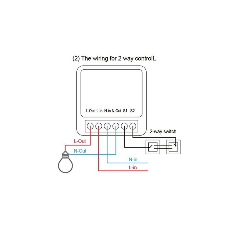 Mini Interruptor WiFi Inteligente, Módulo de Interruptor de Luz DIY,