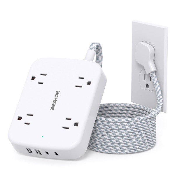 Surge Protector Power Strip with 2 USB C - 5