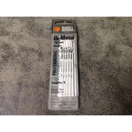 BLACK+DECKER NEW Black & Decker 49750 4" x 6TPI Bi-Metal Jig Saw Blades 5-Pack (BN398)