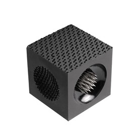 GSE Games & Sports Expert 5-in-1 Pool Cue Tip Tool Cube, Billiard Cue Stick Tip Repair Tool, Billiard Cue Accessories Scuffer/Shaper/Aerator (Black)