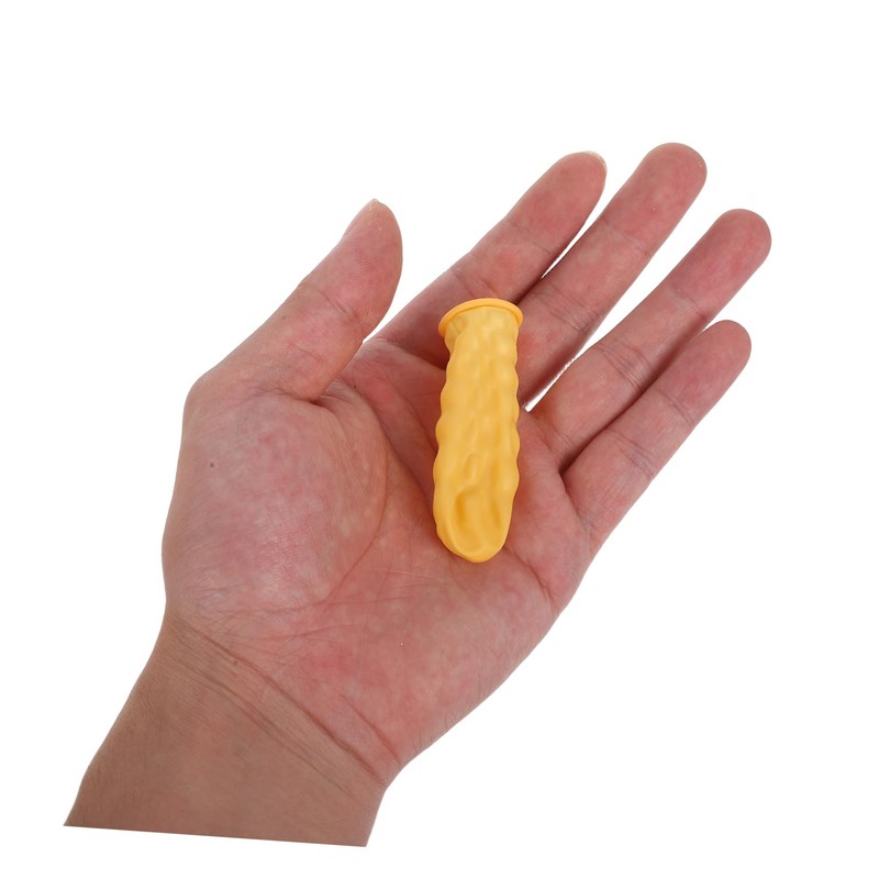 VILLFUL 500pcs Disposable Finger Gloves Medium Protective Covers Static for