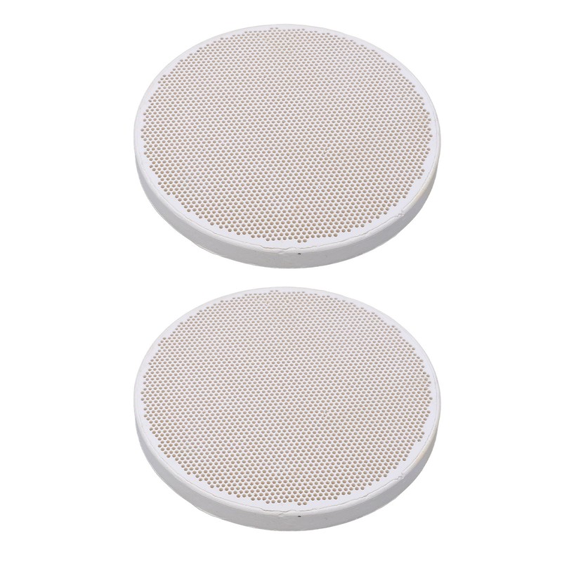 2PCS Round Welding Plate with Multiple Holes Quartz Welding Tile