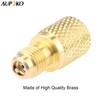 R134A Brass Adapter Fitting, 1/4" Male to 1/2" Female Refrigerant