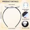 LQTSLFM Bachelor Hat Headband, Graduation Hat Headband Insert, Black, Graduation
