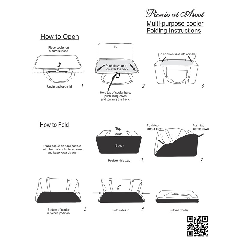 Picnic at Ascot 64 Can Capacity Semi Rigid Collapsible Leakproof