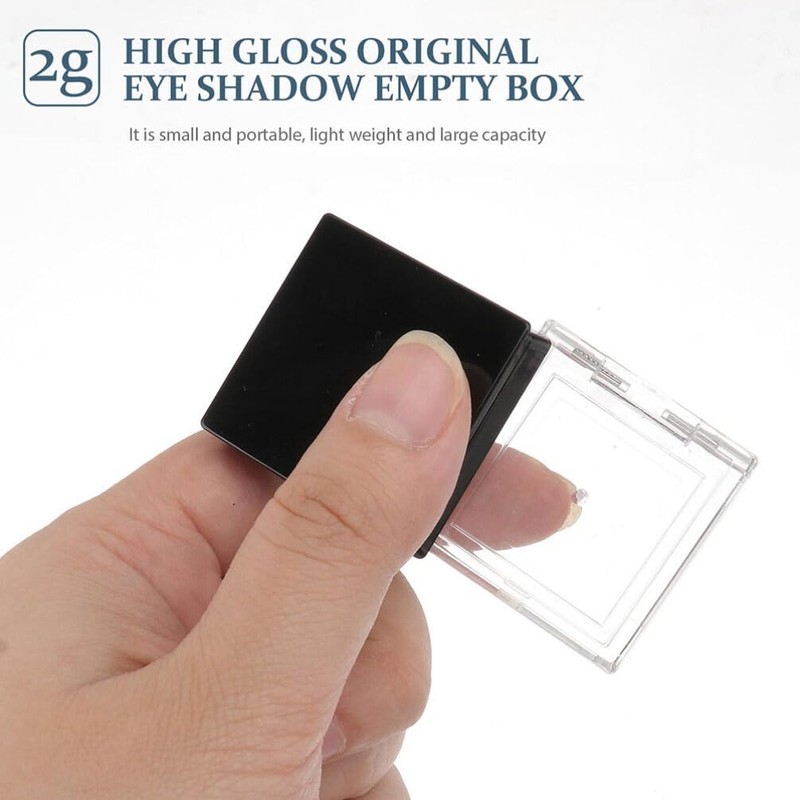 LALAFINA Eyeshadow Case, Empty 8 Pieces, Eyeshadow Palette, Case, Makeup