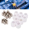 Plasma Consumable Kit P80 Electrode Tip Ceramic Nozzle Set Accessories