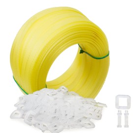 Manual Packing Strap and Sealers, PP Banding Strapping - 100m Packing Belt and100pcs Plastic Buckles Kits for Strap Width 1/2"-3/4"