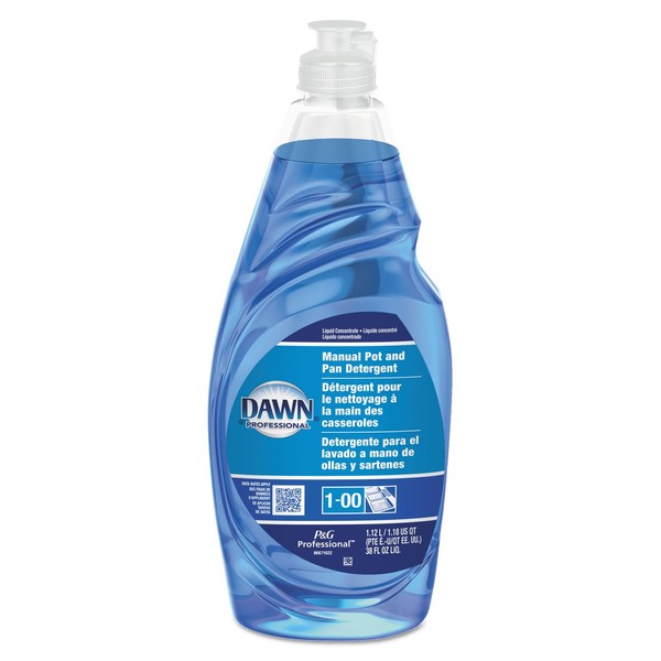 Dawn Professional 45112CT Dishwashing Liquid, Original, 38 oz, 1/CT, Blue