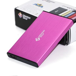 MasterStor 1 TB External Hard Disk Drive USB 3.0 Super-Fast 2.5-inch SATA Laptop Hard Drive Portable Hard Drive Pink