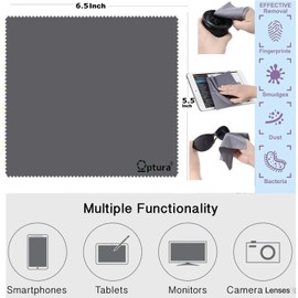 OPTURA HD Professional Cleaning Kit for DSLR Cameras and Sensitive Electronics Bundle with Spray Lens and LCD Cleaner - Camera Accessories,Telescope, Magnifying Glass, Ph & Photography Accessories