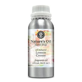 Nature's Oil Lemon Creme Fragrance Oil, 16oz Premium Scented Oil